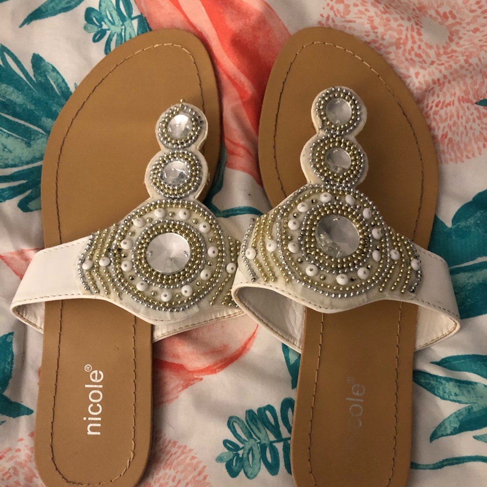 White Dressy Sandals